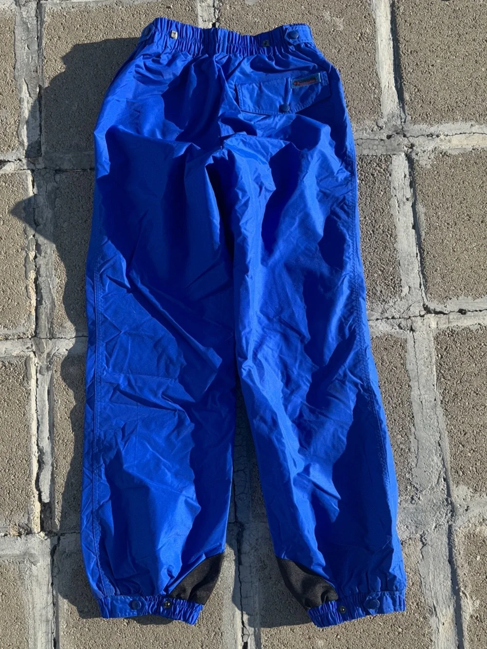 Vintage Columbia Blue Windbreaker Pants